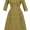 Clothing Lady Vintage Lyra Dress In Ghoulish Friends