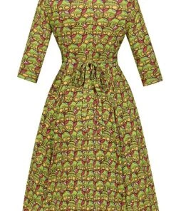 Clothing Lady Vintage Lyra Dress In Ghoulish Friends
