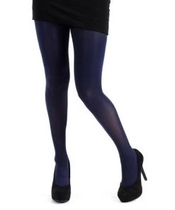 Winter Pamela Mann Hosiery 50 Denier Opaque Pantyhose In Navy