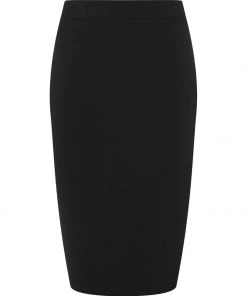 Collectif Polly Bengaline Pencil Skirt In Black Winter 9 Collectif Polly Bengaline Pencil Skirt In Black Winter