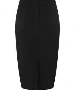 Collectif Polly Bengaline Pencil Skirt In Black Winter 10 Collectif Polly Bengaline Pencil Skirt In Black Winter