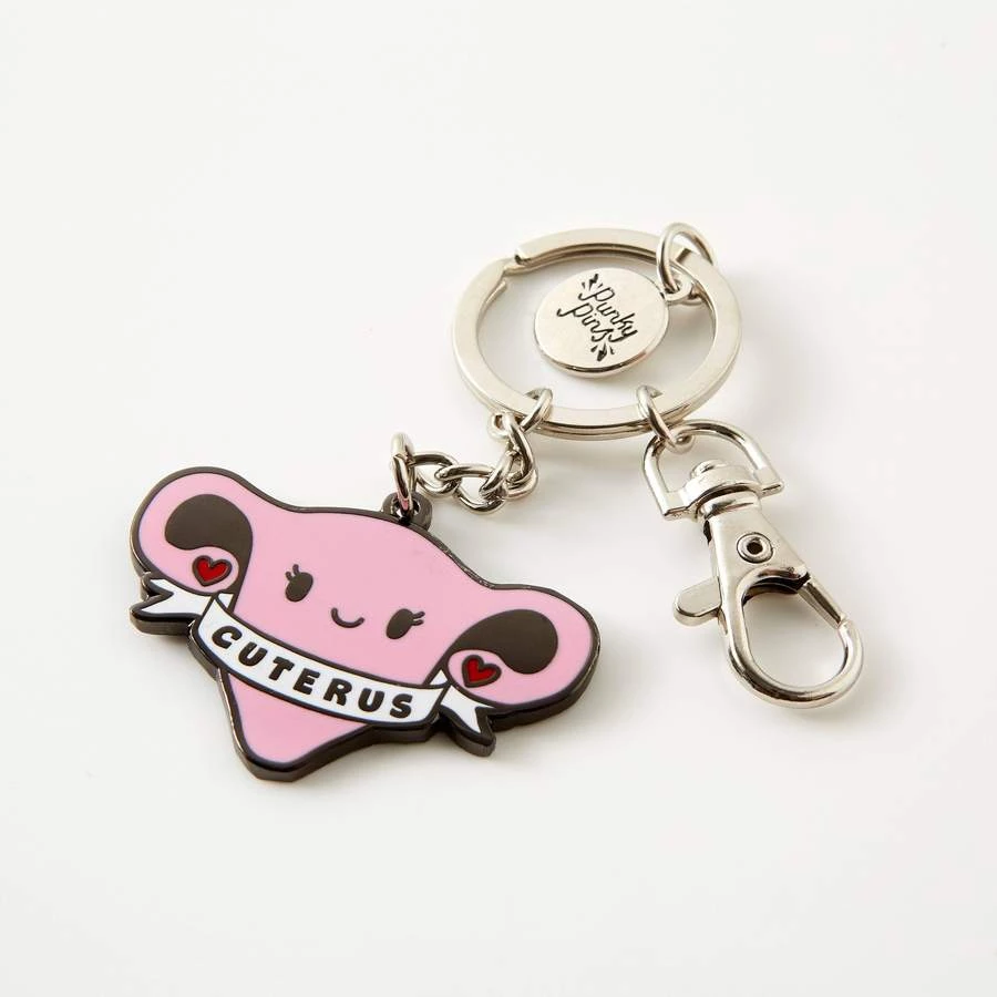 Punky Pins Cuterus Keyring 4 Punky Pins Cuterus Keyring