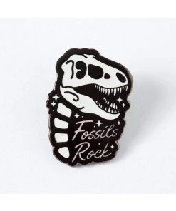 Punky Pins Fossils Rock Enamel Pin