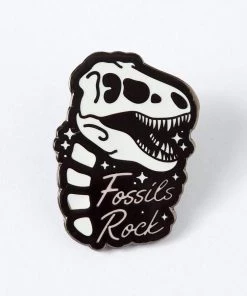 Punky Pins Fossils Rock Enamel Pin