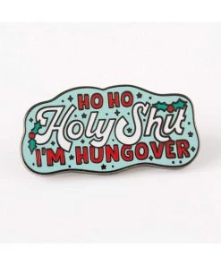 Christmas Punky Pins Ho Ho Holy Shit Enamel Pin