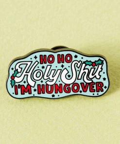 Christmas Punky Pins Ho Ho Holy Shit Enamel Pin 6 Christmas Punky Pins Ho Ho Holy Shit Enamel Pin