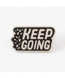 Punky Pins Keep Going Enamel Pin Accessories
