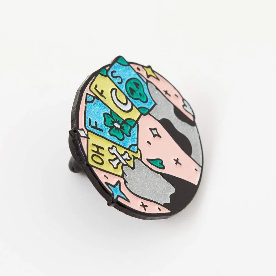 Punky Pins Kitty Poker Night Enamel Pin 2 Punky Pins Kitty Poker Night Enamel Pin