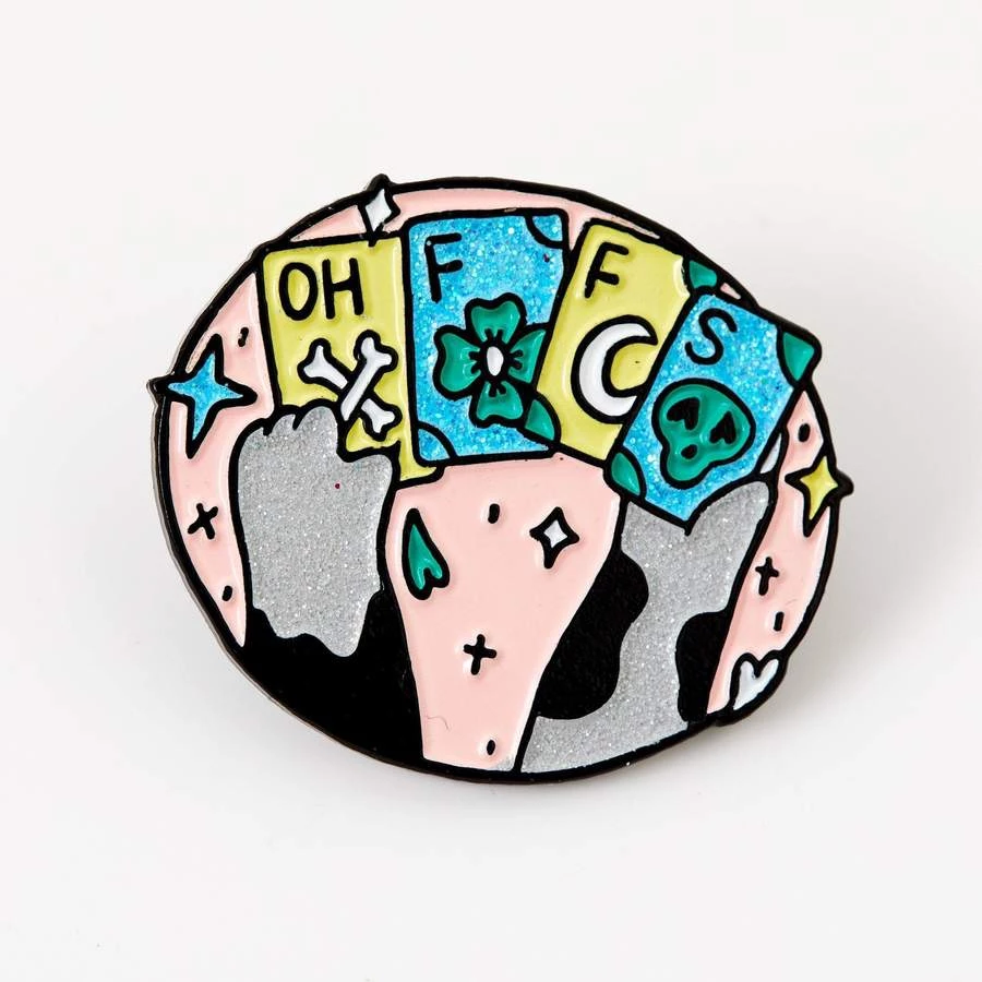 Punky Pins Kitty Poker Night Enamel Pin 4 Punky Pins Kitty Poker Night Enamel Pin