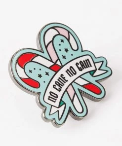 Punky Pins No Cane No Gain Enamel Pin Christmas