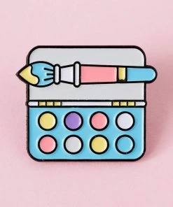 Punky Pins Paint Palette Enamel Pin