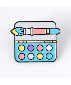 Punky Pins Paint Palette Enamel Pin