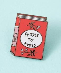 Punky Pins People To Avoid Book Enamel Pin