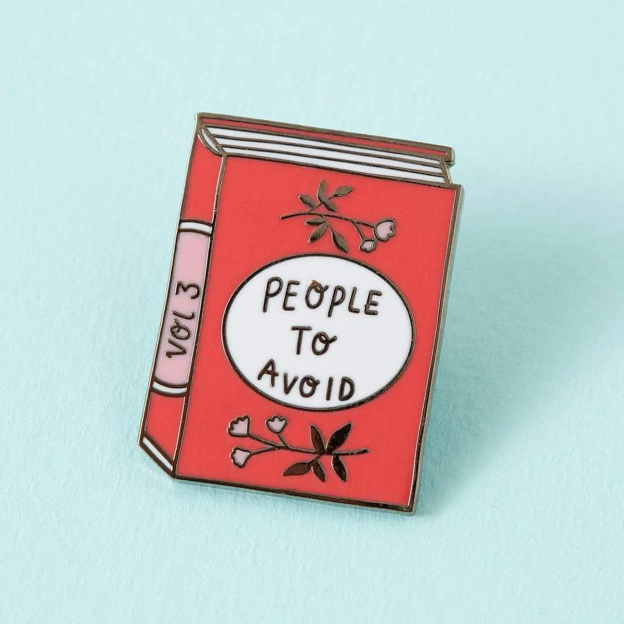 Punky Pins People To Avoid Book Enamel Pin 2 Punky Pins People To Avoid Book Enamel Pin