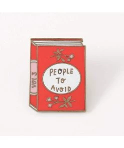 Punky Pins People To Avoid Book Enamel Pin