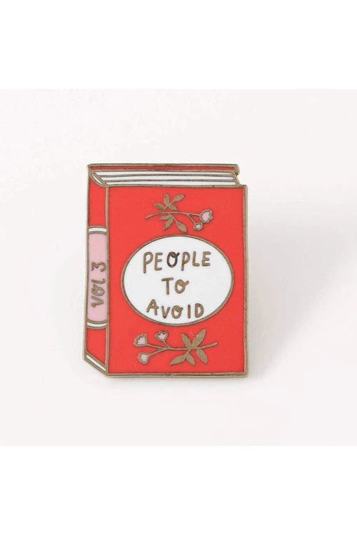 Punky Pins People To Avoid Book Enamel Pin 1 Punky Pins People To Avoid Book Enamel Pin