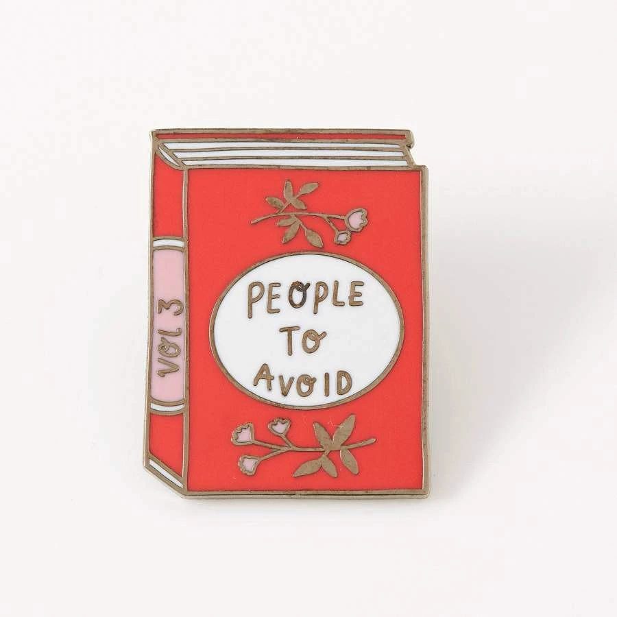 Punky Pins People To Avoid Book Enamel Pin 3 Punky Pins People To Avoid Book Enamel Pin