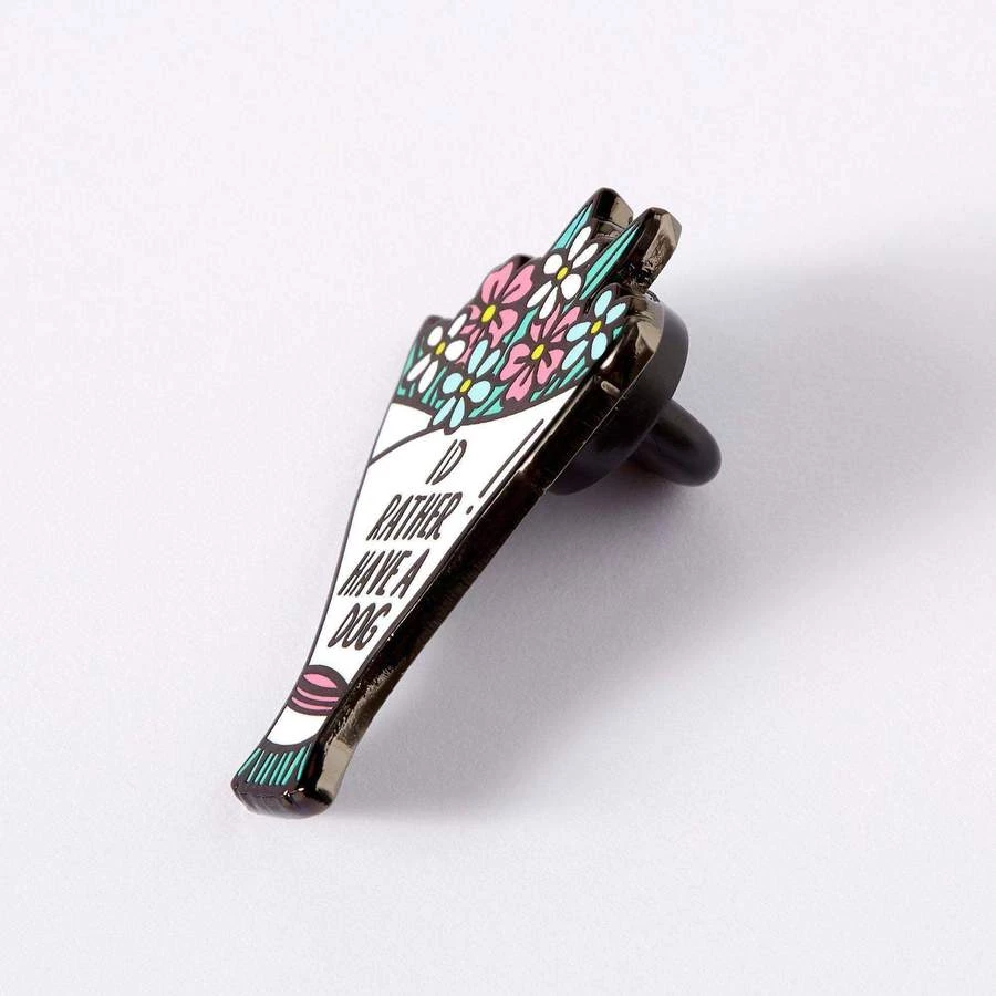 Punky Pins I'd Rather Have A Dog Enamel Pin Accessories 4 Punky Pins I'd Rather Have A Dog Enamel Pin Accessories