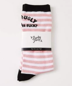 Punky Pins Seriously WTF? Socks