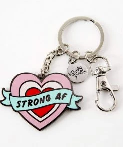 Punky Pins Strong AF Keyring