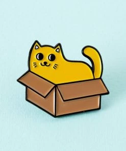 Punky Pins Cat In A Box Enamel Pin 6 Punky Pins Cat In A Box Enamel Pin