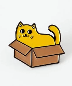 Punky Pins Cat In A Box Enamel Pin 7 Punky Pins Cat In A Box Enamel Pin