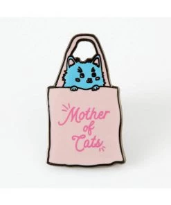 Punky Pins Mother Of Cats Enamel Pin