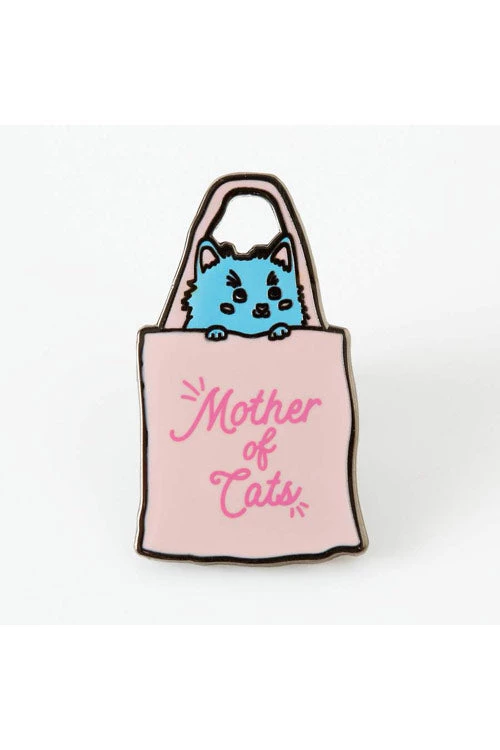 Punky Pins Mother Of Cats Enamel Pin 1 Punky Pins Mother Of Cats Enamel Pin