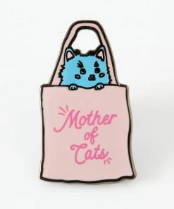 Punky Pins Mother Of Cats Enamel Pin