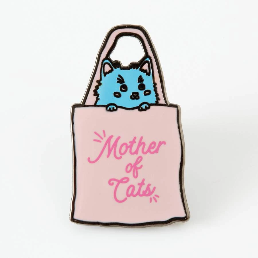 Punky Pins Mother Of Cats Enamel Pin 2 Punky Pins Mother Of Cats Enamel Pin