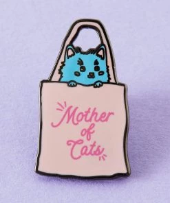 Punky Pins Mother Of Cats Enamel Pin 6 Punky Pins Mother Of Cats Enamel Pin