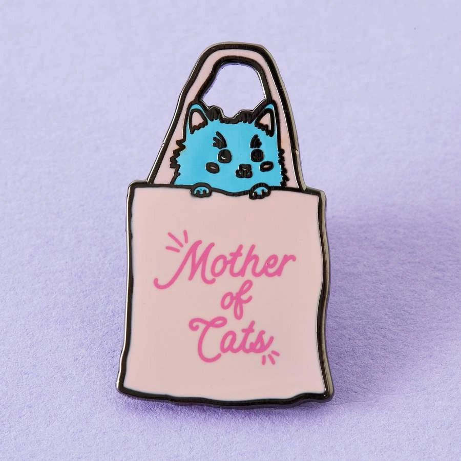 Punky Pins Mother Of Cats Enamel Pin 3 Punky Pins Mother Of Cats Enamel Pin