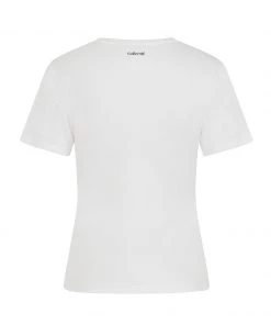 Collectif Rainbow Lady T-Shirt In White Clothing