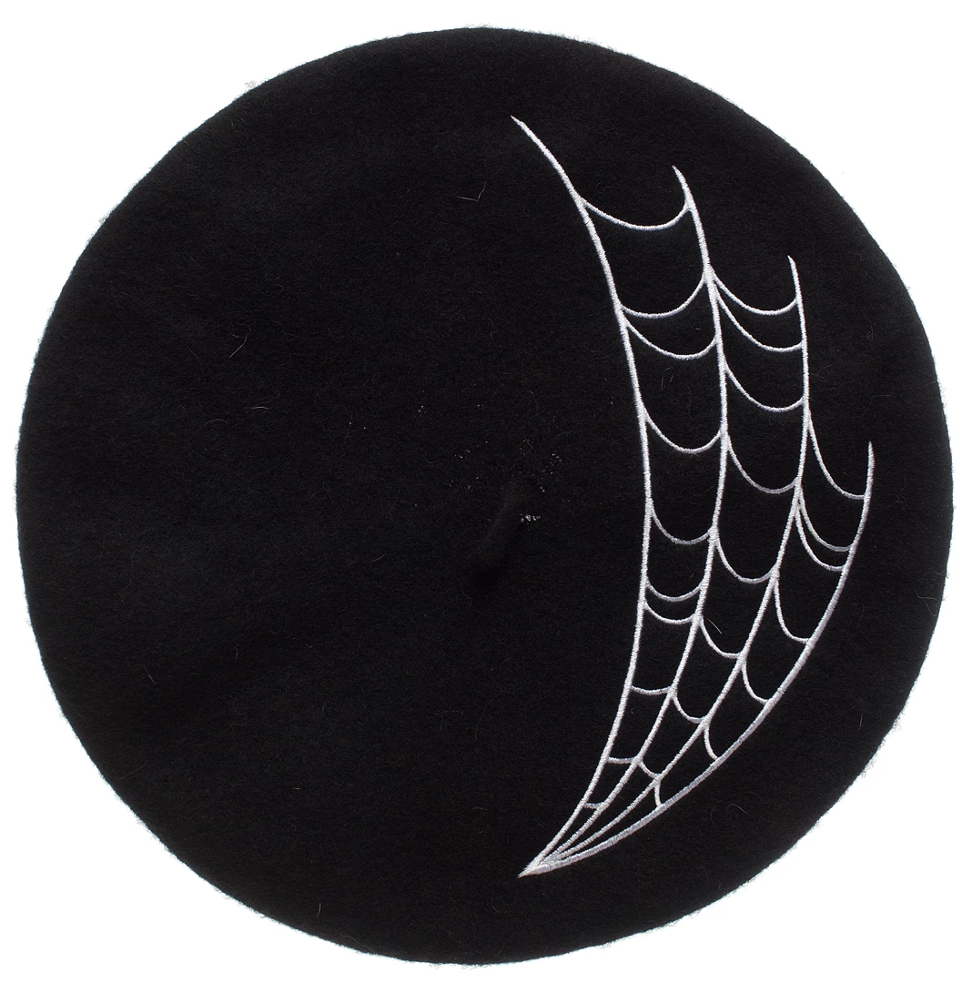 Sourpuss Spiderweb Beret 2 Sourpuss Spiderweb Beret