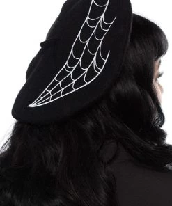 Sourpuss Spiderweb Beret