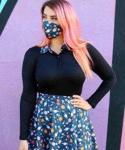 Officewear Retrolicious Space Out Face Mask