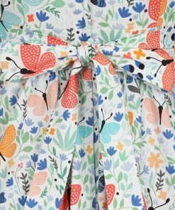 Lady Vintage Tea Dress In Spring Time Bloom