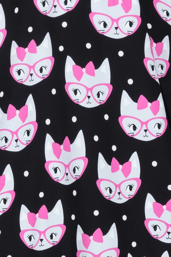 Lady Vintage Estella Dress In Kitty Black Retro Cat New Arrivals And Restocks 4 Lady Vintage Estella Dress In Kitty Black Retro Cat New Arrivals And Restocks