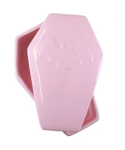 Sourpuss Coffin Stash Box In Pink