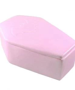Sourpuss Coffin Stash Box In Pink